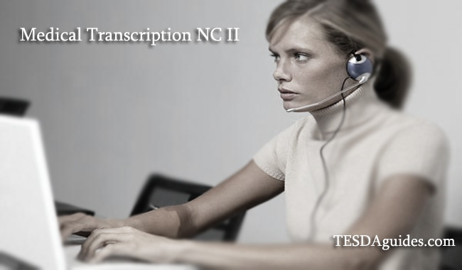 TESDA-Course-Medical-Transcription-NC-II-tesdaguides-com